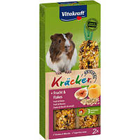 Vitakraft Kracker Original Frucht & Flakes ласощі для морських свинок з фруктами 112г / 2 шт 25155