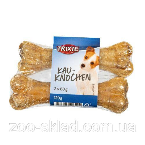 Кісточка Trixie для собак пресована жувальна з мясом пеніса натуральна шкіра 12см 60г 2шт/упак