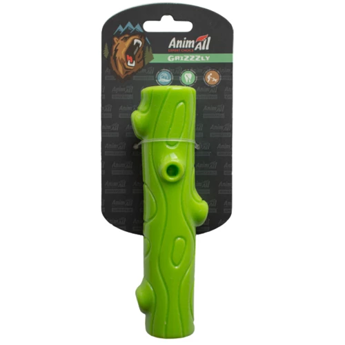 AnimAll GrizZzly зелена іграшка хрустка паличка, фото 1