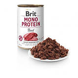 Brit Mono Protein Beef консерва для собак, з яловичиною 400г, фото 2