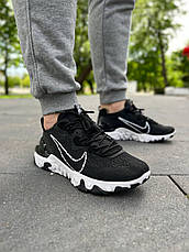 Чоловічі кросівки Nike React Vision Black White CD4373-006, фото 3