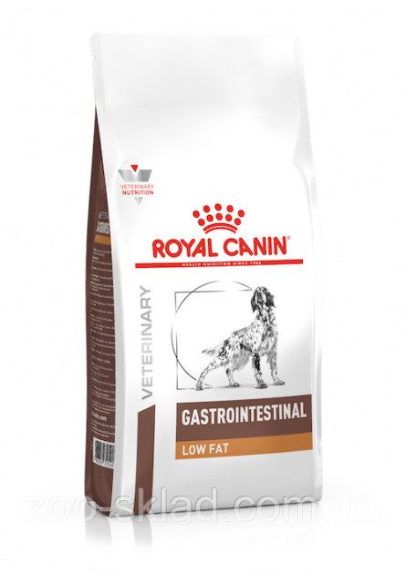 Royal Canin DOG Gastrointestinal Low Fat для собак при розладах травлення 1,5кг