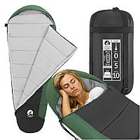 Спальний мішок (спальник) кокон Mountain Goat Pro+ 0 ...+10°C R Black/Olive (P-5905973400978)