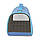Сумка для перенесення кішок і собак 48x26x25 см CosmoPet CP-12 Blue, фото 5
