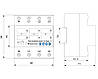 Трифазне реле контролю напруги та струму  RKV 4P 63A, фото 3