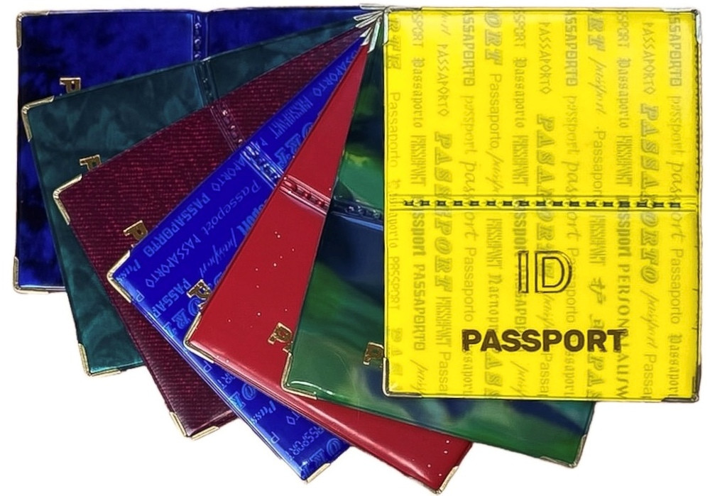 Глянцева обкладинка на ID Passport «Україна» колір мікс, фото 1