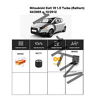 Комплект фільтрів Mitsubishi Colt VI 1.5 Turbo (Ralliart) (2005-2012) WIX