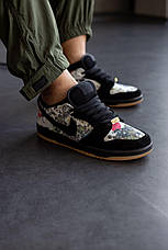 Чоловічі кросівки Nike SB Dunk Low Supreme Rammellzee FD8778-001, фото 4