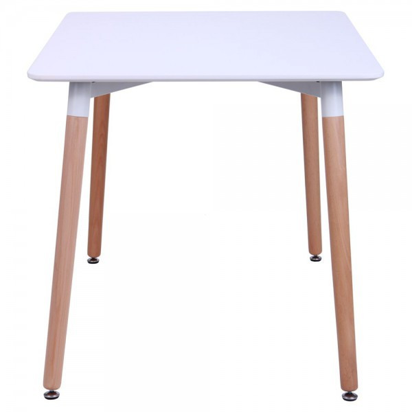 Стол обеденный белый из МДФ прямоугольный не раскладной, современный дизайн Elsa для столовой, гостиной AMF - фото 2 - id-p416740460