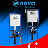 Система инсталляции для внутреннего бачка унитаза с металлической рамой без кнопки NOVA 4501N, фото 8