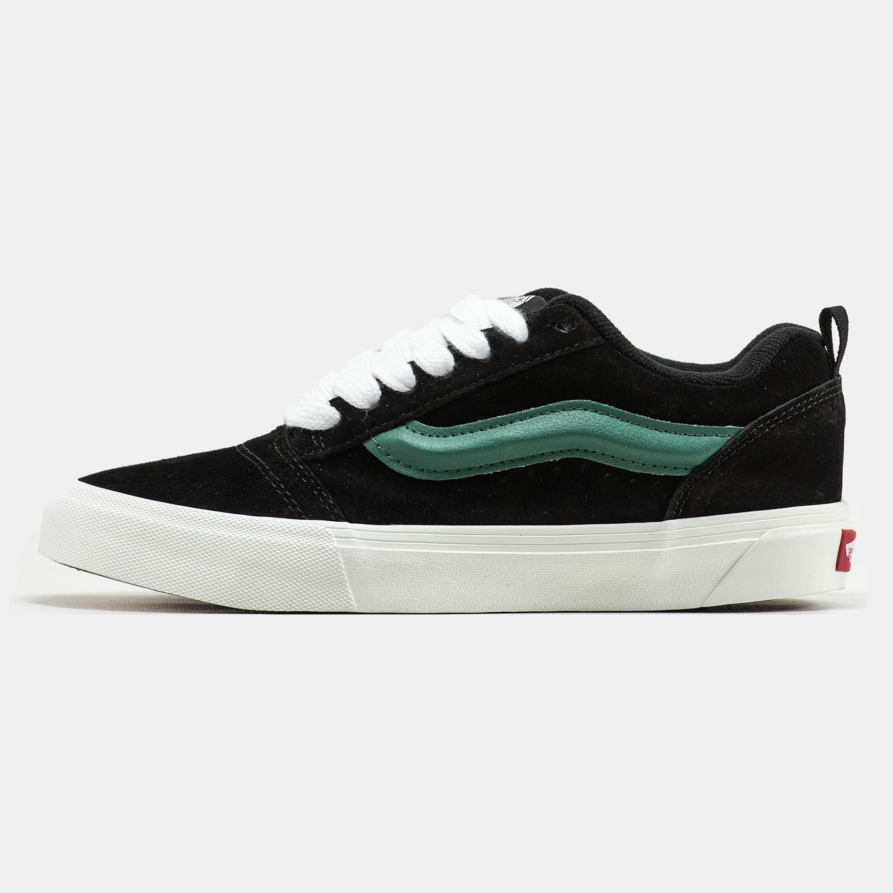 Чоловічі Кеди Vans KNU Skool Black Green / Ванс КНУ Скул