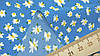 Тканина супер-софт колір блакитний "Дрібні квіточки", фото 4