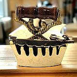 Бронзова підставка для пахощів Праска, фото 2