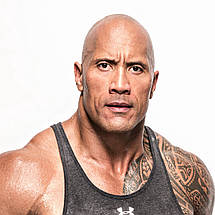 Плакат "Двейн Джонсон (Скеля), Dwayne Johnson (The Rock)", 60×43см, фото 2