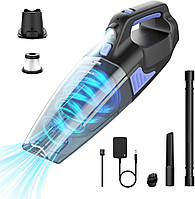 Уживані Ручний пилосос ALACRIS, 16 000 PA, бездротовий автомобільний пилосос (2500 мАч x 4), що перезаряджається