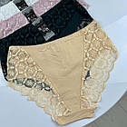 Жіночі бавовняні трусики #9933 Biweier Мікс, фото 5