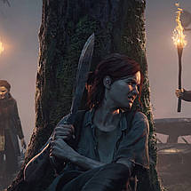 Плакат "Останні з нас 2, Еллі за деревом, Last Of Us 2", 60×42см, фото 2