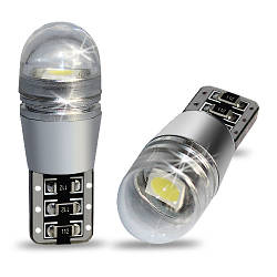 Светодиодная автолампа T10 (W5W) White 35 Lumen Epistar 5050 Chip CANBUS with Cover