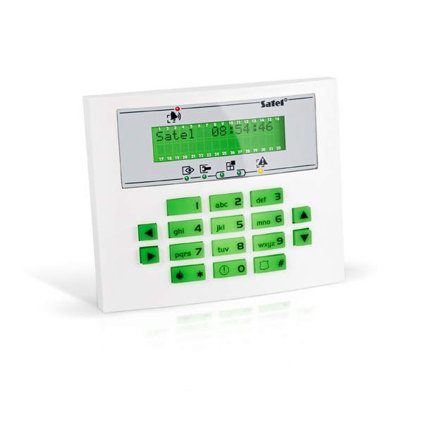 Satel INT-KLCDS-GR - клавіатура охоронної сигналізації