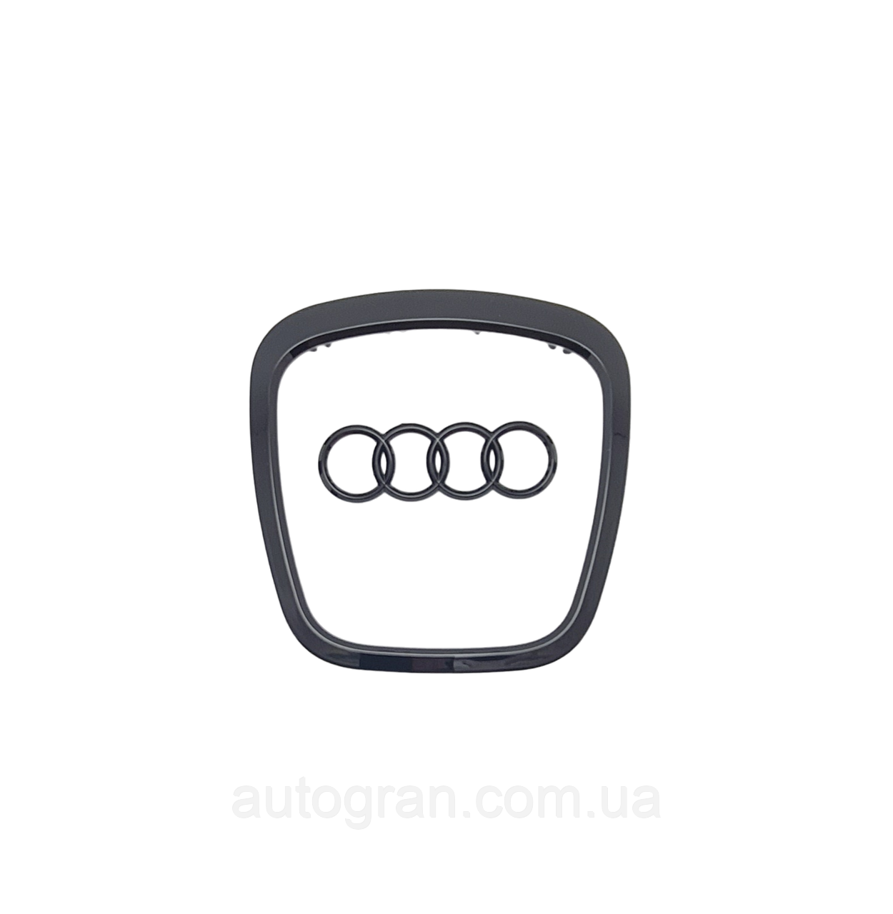 Емблема керма Audi A3 8P S3 A4 B6 B7 B8 A5 A6 C6 Q7 Q5 чорний глянець