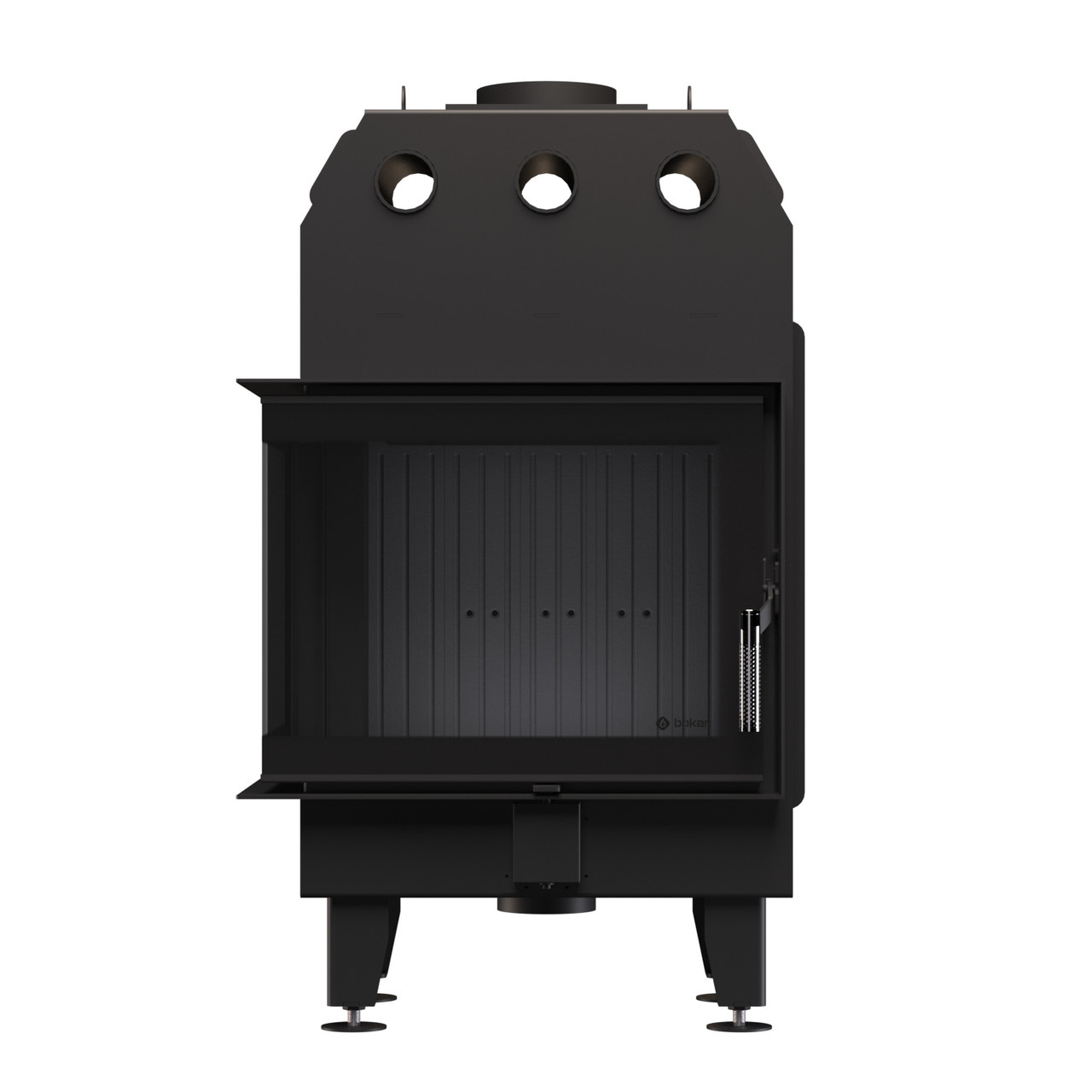 Камінна топка BOKAR 655045 L (14,5 кВт) black ceramatex, фото 1