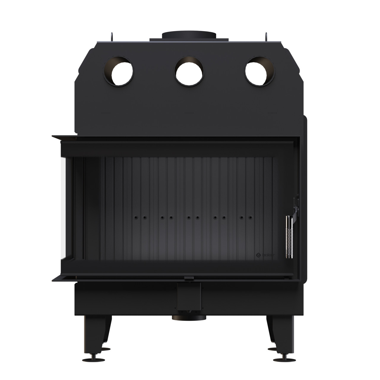 Камінна топка BOKAR 855045 L (17,0 кВт) black ceramatex, фото 1