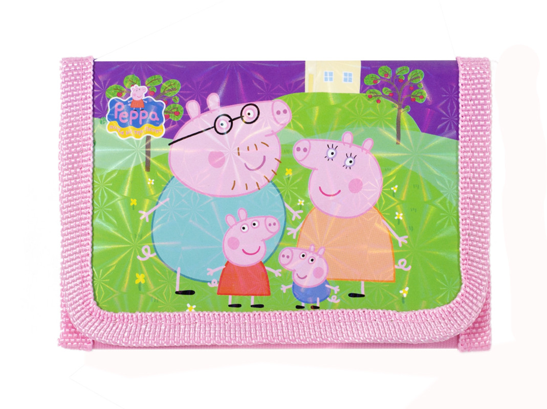 Гаманець Дитячий на липучці Свинка Peppa