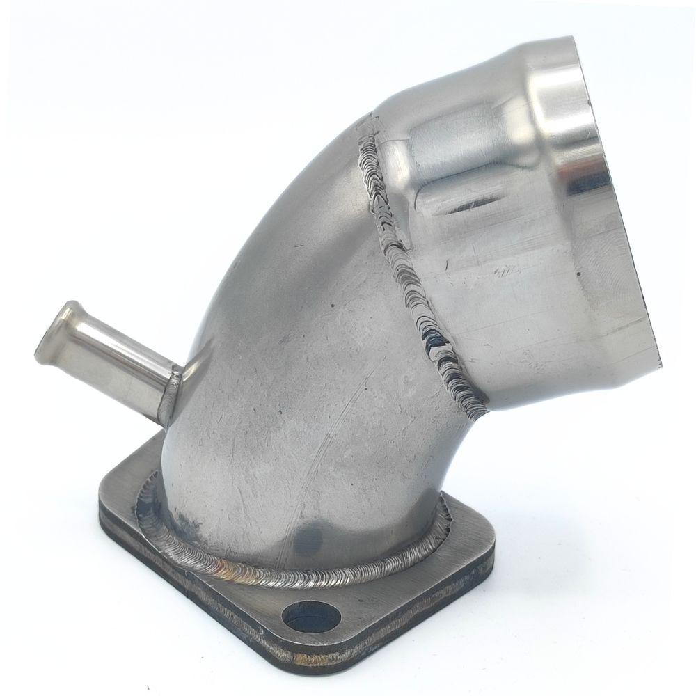 Патрубок помпи Євро 54115130305810 KamAZ  з нержавійки - ДОВІЧНА ГАРАНТІЯ, фото 1