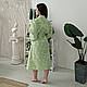 Вафельный халат Luxyart Кимоно размер (54-56) XL 100% хлопок (LUX-114) - фото 2 - id-p2234091048