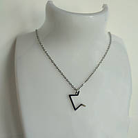 Подвеска руна Перт. Мистическая руна тайн ( сталь )