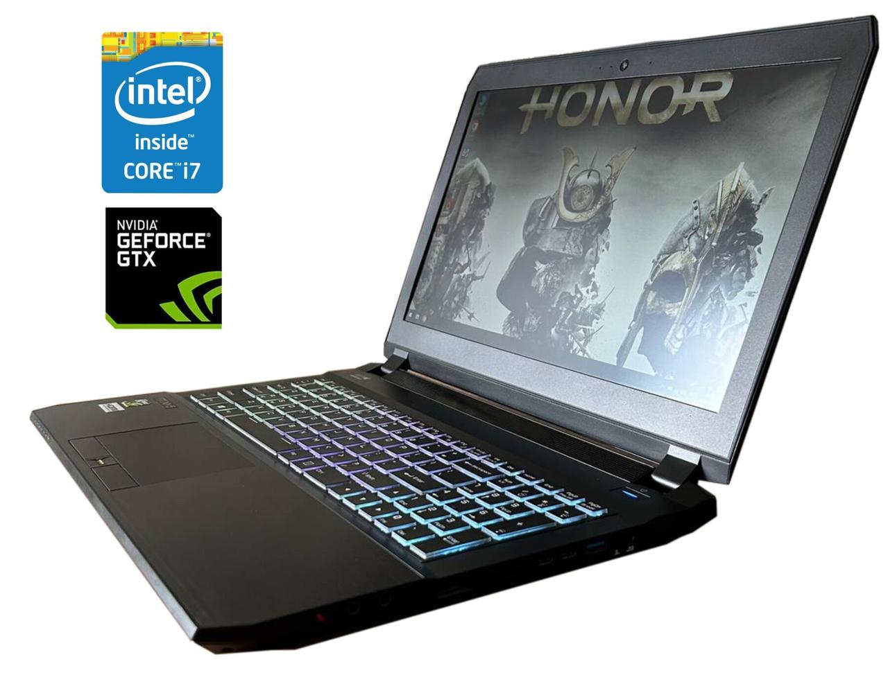 Ігровий ноутбук prostar Clevo P650HP/ 15.6" 1920x1080/ i7-7700HQ/ 16GB RAM/ 128GB SSD+1000GB HDD/ GTX 1060 3GB