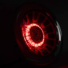 Ліхтар задній 3-функційний Fristom універсальний FT-313 LED CHROME BAJONET, фото 4