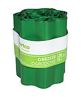 Бордюрна стрічка 20 см 9 метрів VARTCO зелена (Польща) пластикова