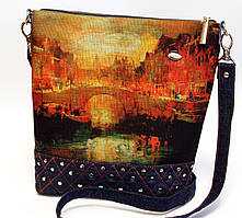 Жіноча стьобана сумочка Венеція