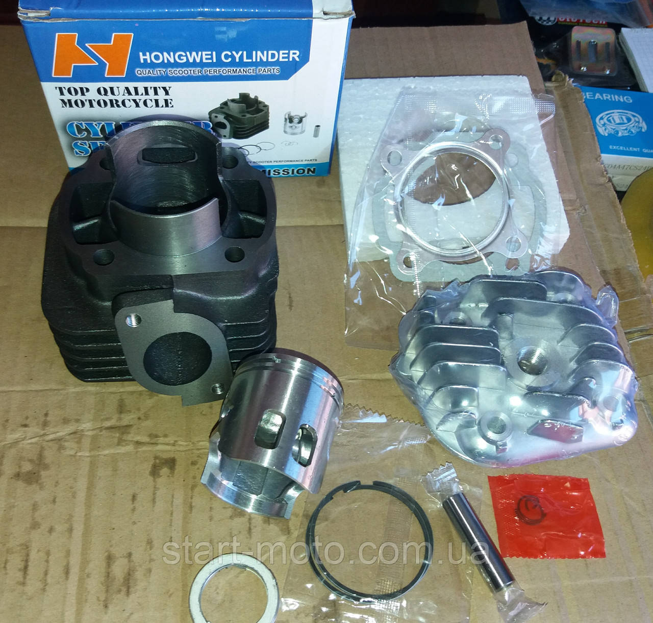 Тюнінг Yamaha 80cm3 JOG AXIS APRIO Minarelli VINO SA-01/16 Циліндр к-кт + головка — якісний китай