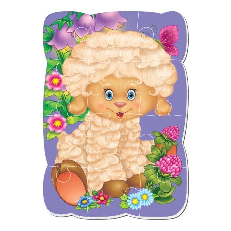 Гра розвиваюча Vladi Toys пазли магнітні А5 Малюк зможе "Овечка" (Укр) (VT3301-02), фото 1