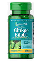 Гінко білоба Puritan's Pride GINKGO BILOBA 120 мг 100 капсул