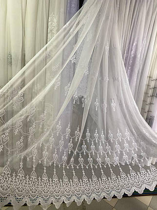 Тюль бамбук заввишки 2,8 м. біла, фото 1
