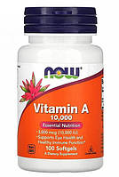Вітаміни Now Foods  VITAMIN A 10,000 IU 100 капсул