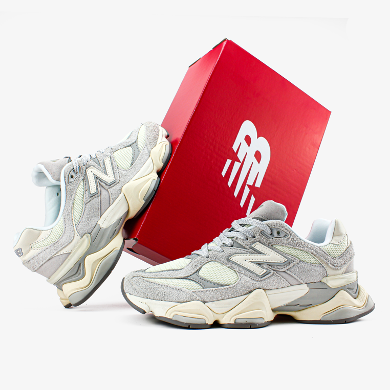 Жіночі кросівки New Balance 9060 grey сірі Нью Баланс весна осінь замшеві світлі весна літо осінь