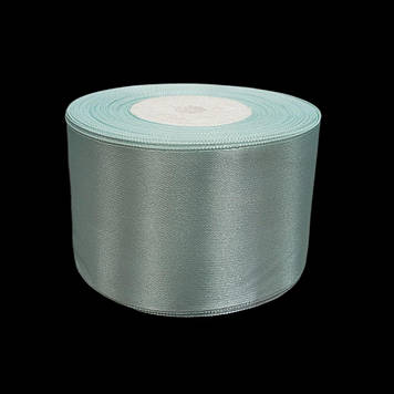 Стрічка атласна 50 мм, блідо-блакитна, 23 м