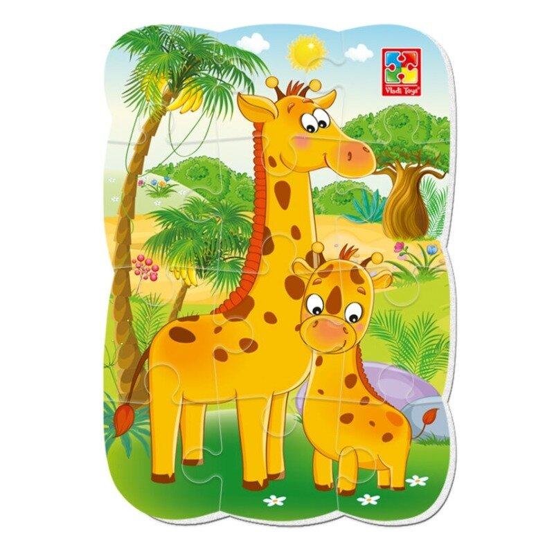 Пазл на магніті Vladi Toys «Жирафи» (Укр) (VT3205-79)