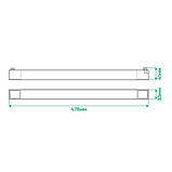 Лінійний трековий світильник Ardero AL122 30W 4000К білий, фото 5