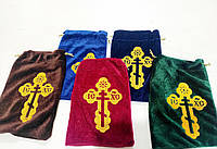 Мішок під землю велюровий з глітером кольори в асортименті.Акція!