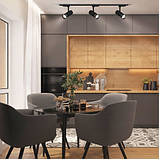 Трековий світильник Feron AL106 10W 4000К чорний, фото 3