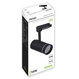 Трековий світильник Feron AL106 10W 4000К чорний, фото 2