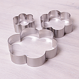 Набір із 3 форм Kamille "Квітка" KM-7773, фото 7