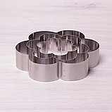 Набір із 3 форм Kamille "Квітка" KM-7773, фото 5