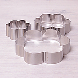 Набір із 3 форм Kamille "Квітка" KM-7773, фото 6