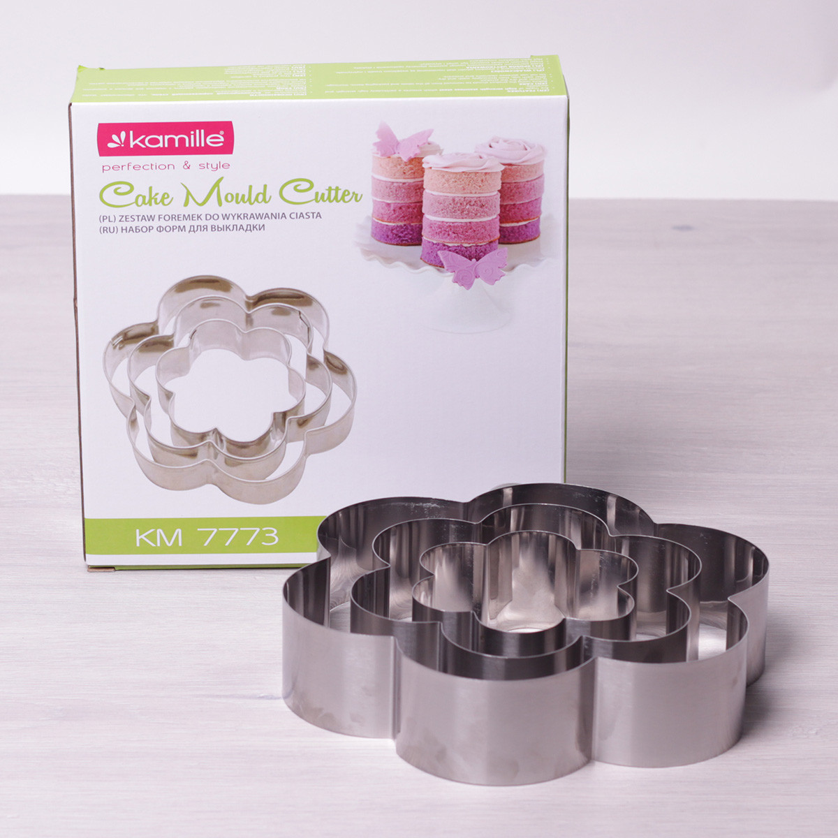 Набір із 3 форм Kamille "Квітка" KM-7773, фото 1